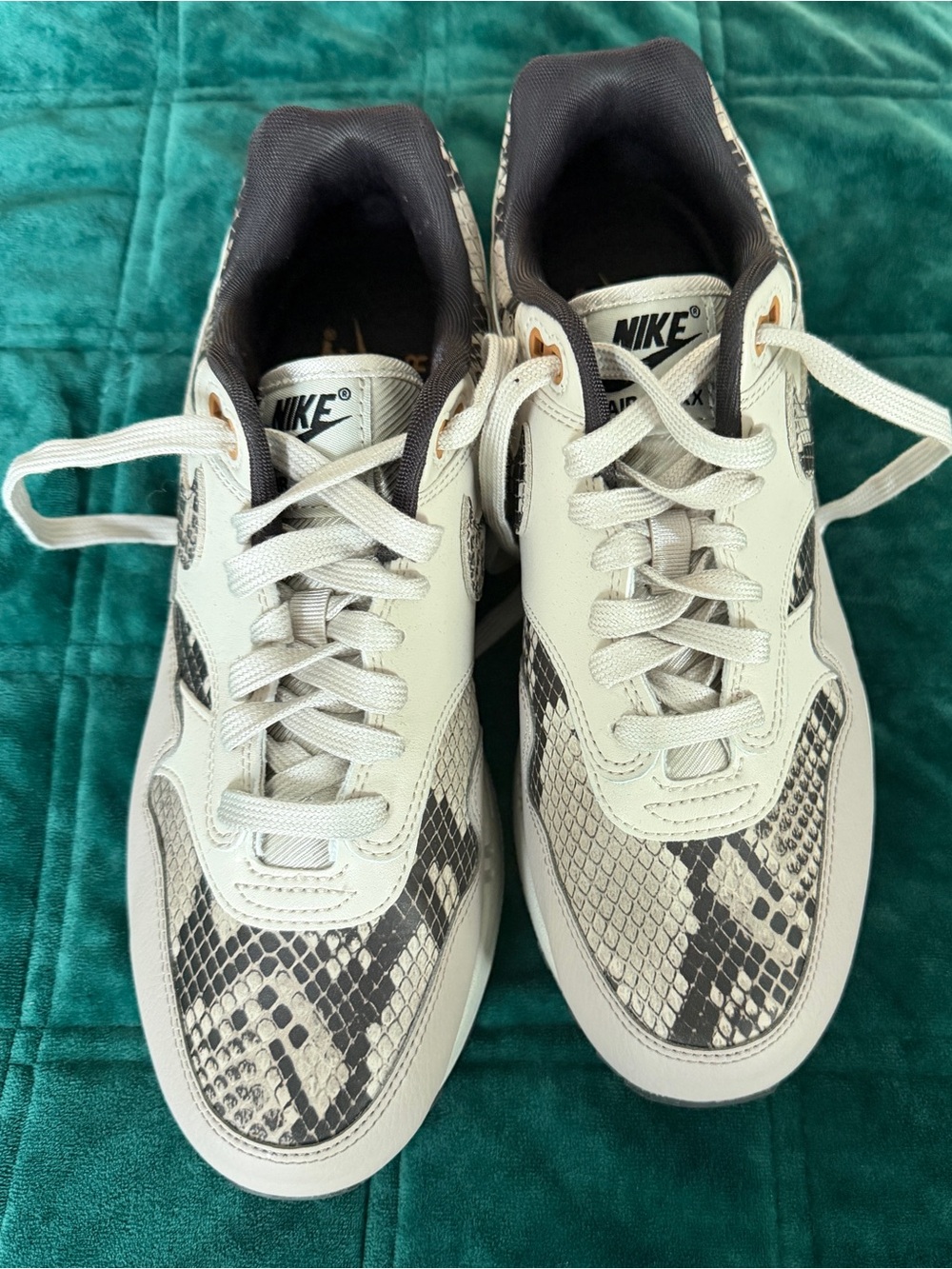 Nike Women’s Snake-Print Casual Sneakers